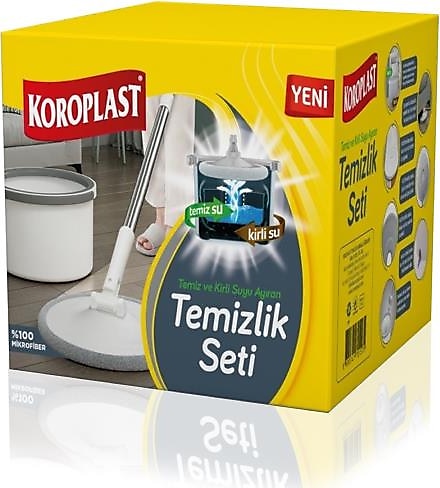 Koroplast Kirli ve Temiz Suyu Ayıran Temizlik Seti