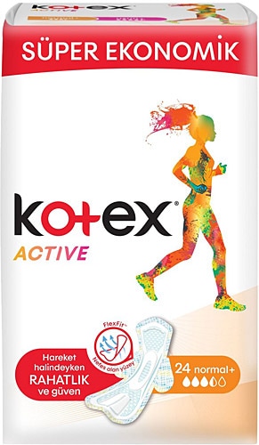 Kotex Active Normal 24'lü Hijyenik Ped