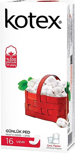 Kotex Anyday Uzun 16'lı Günlük Ped