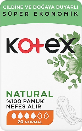 Kotex Natural Ultra Normal Hijyenik Ped 20'li