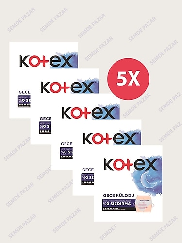 Kotex Regl Gece Külodu 2'li 5 Adet