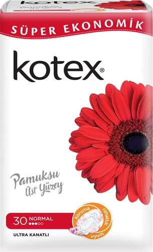 Kotex Ultra Kanatlı Normal 30'lu Günlük Ped