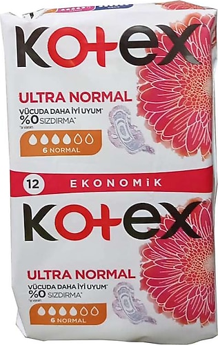 Kotex Ultra Normal 12'li Hijyenik Ped