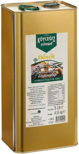 Köyceğiz Yöresel Natürel Birinci Zeytinyağı 5 lt
