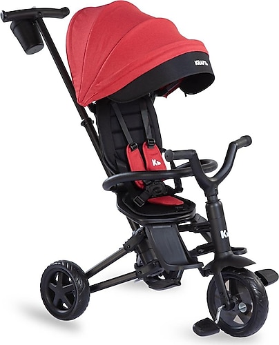Kraft Nova QPlay 6 in 1 Kırmızı Bebek Bisikleti