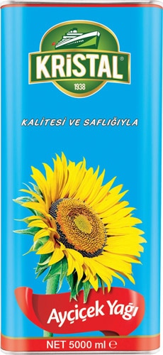 Kristal Ayçiçek Yağı 5 lt Teneke