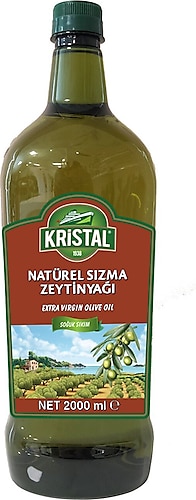 Kristal Dolgun Güçlü Natürel Sızma Zeytinyağı 2 lt Pet