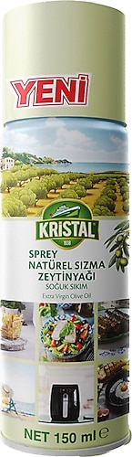 Kristal Natürel Sızma Zeytinyağı Sprey 150 ml
