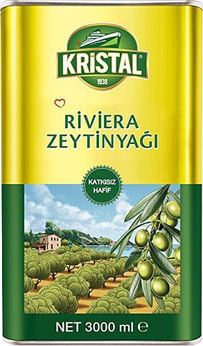 Kristal Riviera Zeytinyağı 3 lt