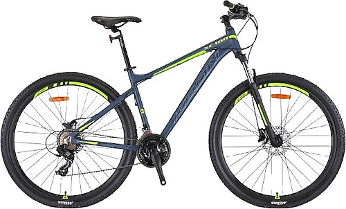 Kron XC 100 HD Gri-Neon Sarı 21 Vites 29 Jant Erkek Dağ Bisikleti