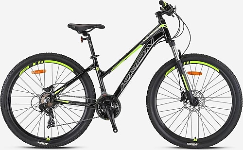 Kron XC 100 Lady HD 27.5 Jant 21 Vites Siyah-Gri-Sarı Dağ Bisikleti