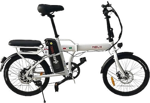 Kuba Speedlight Beyaz Katlanabilir Elektrikli Bisiklet