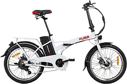 Kuba Speedlight Pro Beyaz Katlanabilir Elektrikli Bisiklet