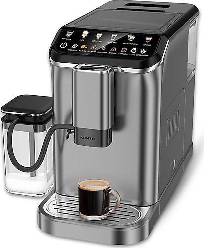 Kumtel LatteNow HCM-02 Kahve Öğütücülü Tam Otomatik Espresso Makinesi