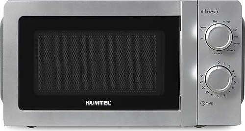 KUMTEL Mikrodalga Gümüş Gri Fırın Grill Fonksiyonlu