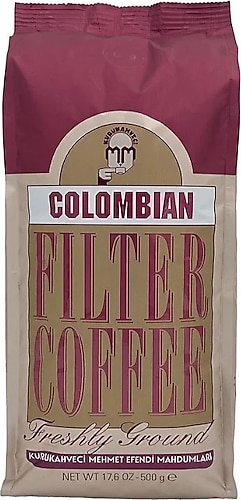 Kurukahveci Mehmet Efendi Colombian Öğütülmüş Filtre Kahve 500 gr