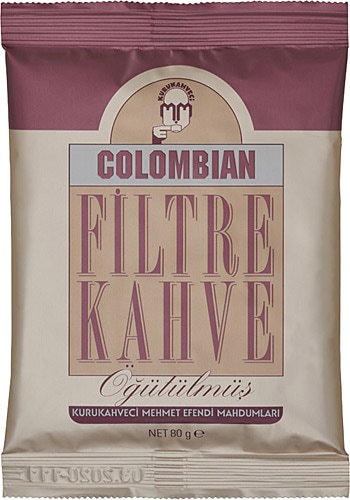 Kurukahveci Mehmet Efendi Colombian Öğütülmüş Filtre Kahve 80 gr