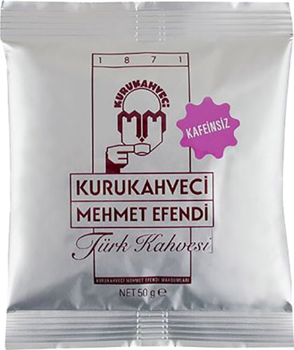 Kurukahveci Mehmet Efendi Kafeinsiz Türk Kahvesi 50 gr