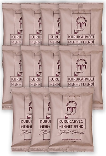 Kurukahveci Mehmet Efendi Türk Kahvesi 100 gr 11'li