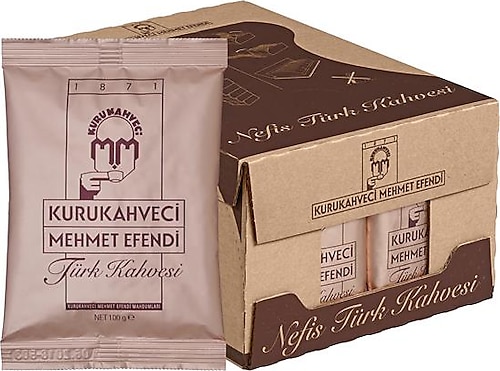 Kurukahveci Mehmet Efendi Türk Kahvesi 100 gr 25'li