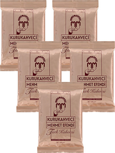 Kurukahveci Mehmet Efendi Türk Kahvesi 100 gr 5'li