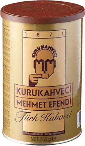 Kurukahveci Mehmet Efendi Türk Kahvesi 250 gr Teneke