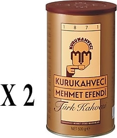 Kurukahveci Mehmet Efendi Türk Kahvesi 500 gr 2'li Teneke