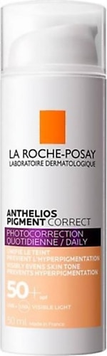 La Roche-Posay Anthelios Pigment Correct Light 50 Faktör Renkli Güneş Kremi 50 ml