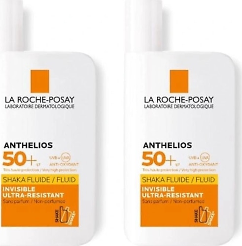 La Roche-Posay Anthelios UVmune 400 Invisible Fluid 50 Faktör Güneş Kremi 50 ml 2 Adet