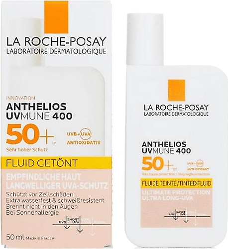 La Roche-Posay Anthelios UVmune 400 Invisible Fluid 50 Faktör Renkli Güneş Kremi 50 ml
