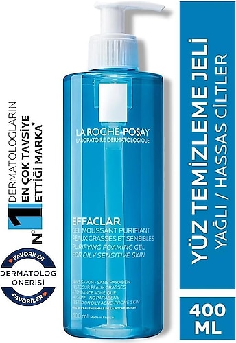 La Roche-Posay Effaclar Gel 400 ml Yüz Temizleme Jeli