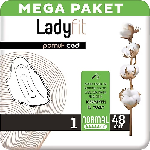 Lady Fit Normal Hijyenik Ped 48 Adet