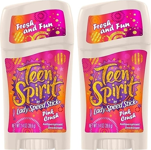 Lady Speed Stick Teen Spirit Pink Crush Deodorant 39.6 gr x 2 Adet