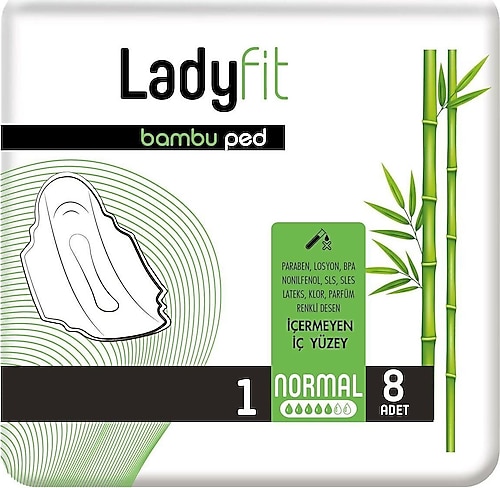Ladyfit Bambu Standart Normal 8'li Ped