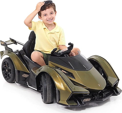Lamborghini baby toys Lambo V12 Vision Gran Turismo 12 V Akülü Araba Uzaktan Kumandalı 4x2