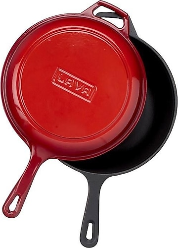 Lava Combo Yuvarlak 26 cm Demir Döküm Kızartma Tavası