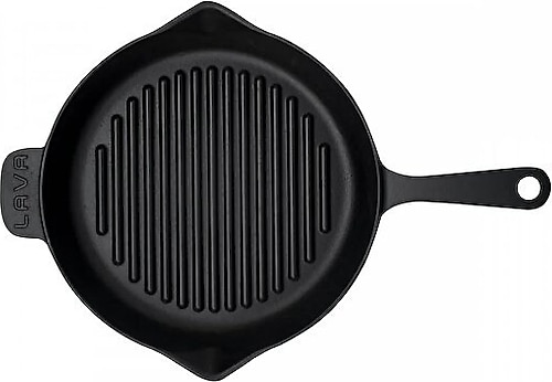 Lava LV ECO Y GT 28 Döküm 28 cm Metal Kulplu Yuvarlak Izgara Tava
