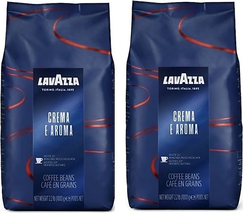 Lavazza Crema E Aroma Espresso Çekirdek Kahve 1 kg 2'li