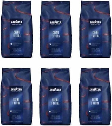 Lavazza Crema E Aroma Espresso Çekirdek Kahve 1 kg 6'lı