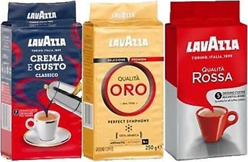 LavAzza Filtre kahve Seti 3x250 gr