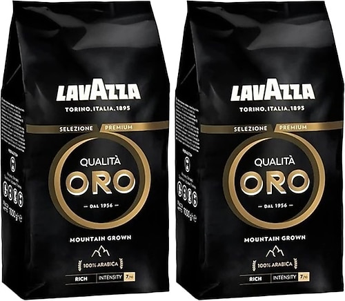 Lavazza Oro Black Espresso Çekirdek Kahve 1 kg 2 Adet - 2 kg