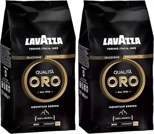LavAzza Oro Black Espresso Çekirdek Kahve 1 kg x 2 (2kg)
