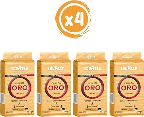 LavAzza Qualita Oro Filtre Kahve 250 Gr X4