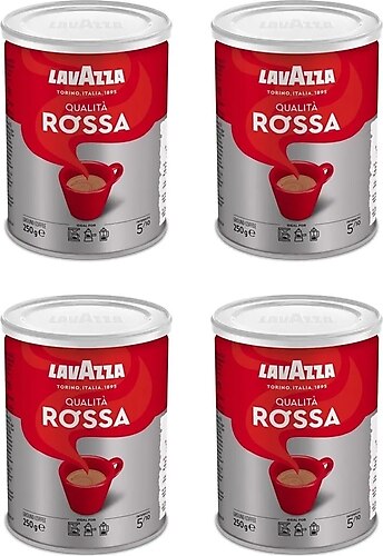 LavAzza Qualita Rossa Filtre Kahve - Teneke Kutu - 250gr x 4'lü