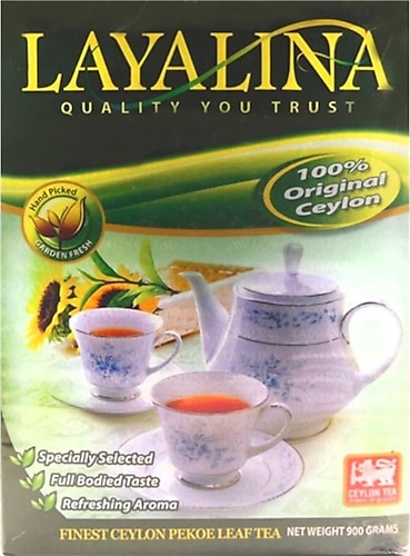 Layalina Ceylon Pekoe Siyah Dökme Çay 900 G