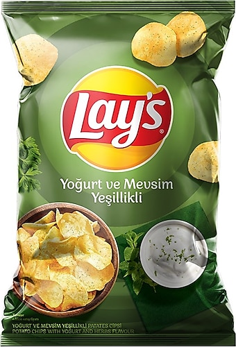 Lays Yoğurt ve Mevsim Yeşillikli Parti Boy Cips 150 gr