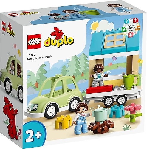 Lego 10986 Duplo Kasabası Tekerlekli Aile Evi
