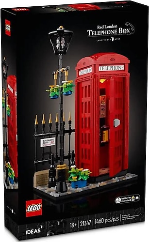 Lego 21347 Ideas Kırmızı Londra Telefon Kulübesi