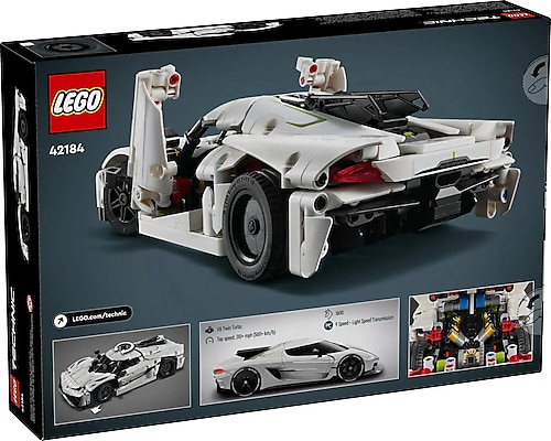 Lego 42184 Technic Koenigsegg Jesko Absolut Beyaz Hiper Araba