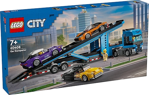 Lego 60408 City Spor Arabalı Araç Taşıma Kamyonu